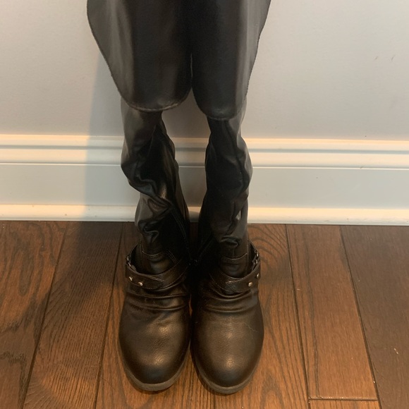 Top Moda Black Riding Boot NWOT - Picture 2 of 7